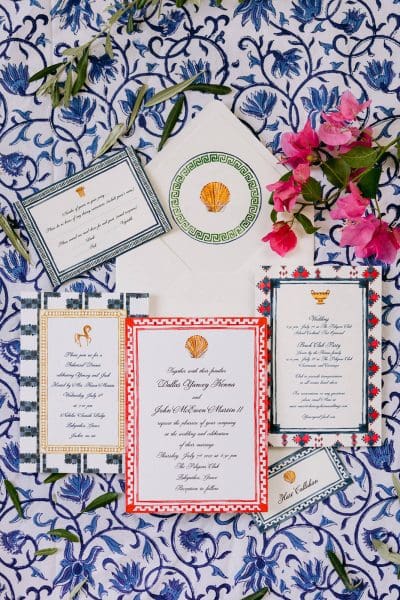 destination wedding stationery 