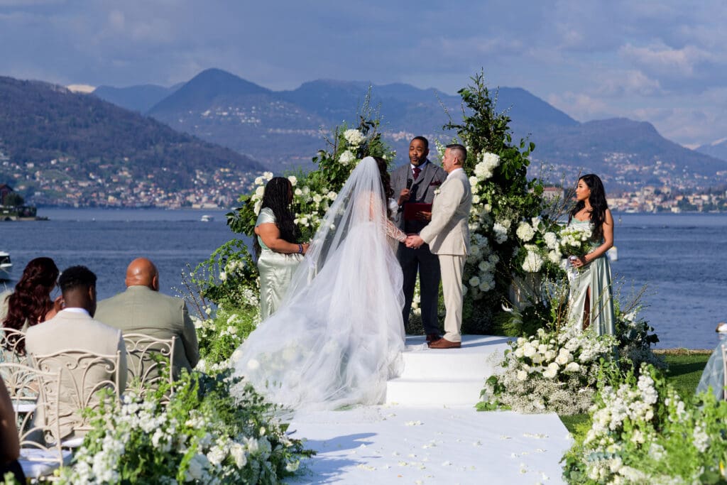 blessing at a symbolic wedding ceremony in Europe