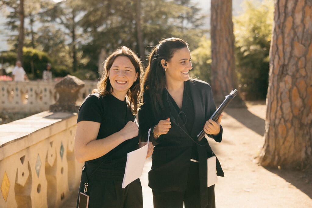 destination wedding planner managing wedding logistics